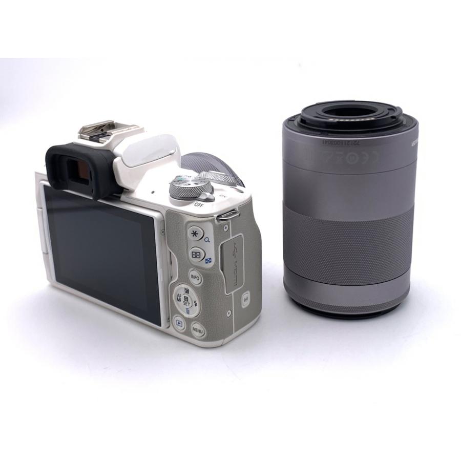 【中古】 【並品】 キヤノン EOS Kiss M ダブルズームキット ホワイト_1