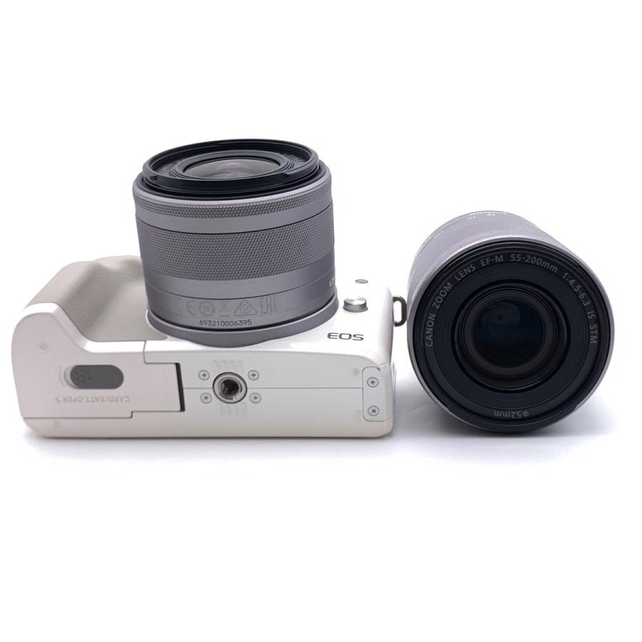 【中古】 【並品】 キヤノン EOS Kiss M ダブルズームキット ホワイト_2