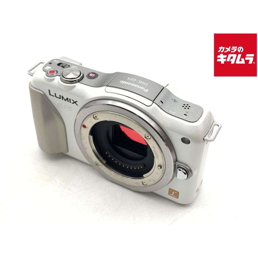 中古】 【良品】 パナソニック LUMIX DMC-GF5-W ボディ シェルホワイト