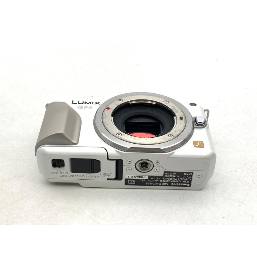 中古】 【良品】 パナソニック LUMIX DMC-GF5-W ボディ シェルホワイト