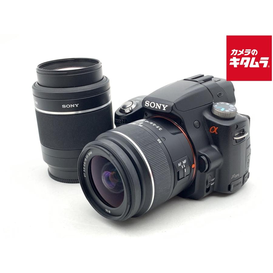 中古】 【並品】 ソニー α55 ダブルズームレンズキット : カメラの 
