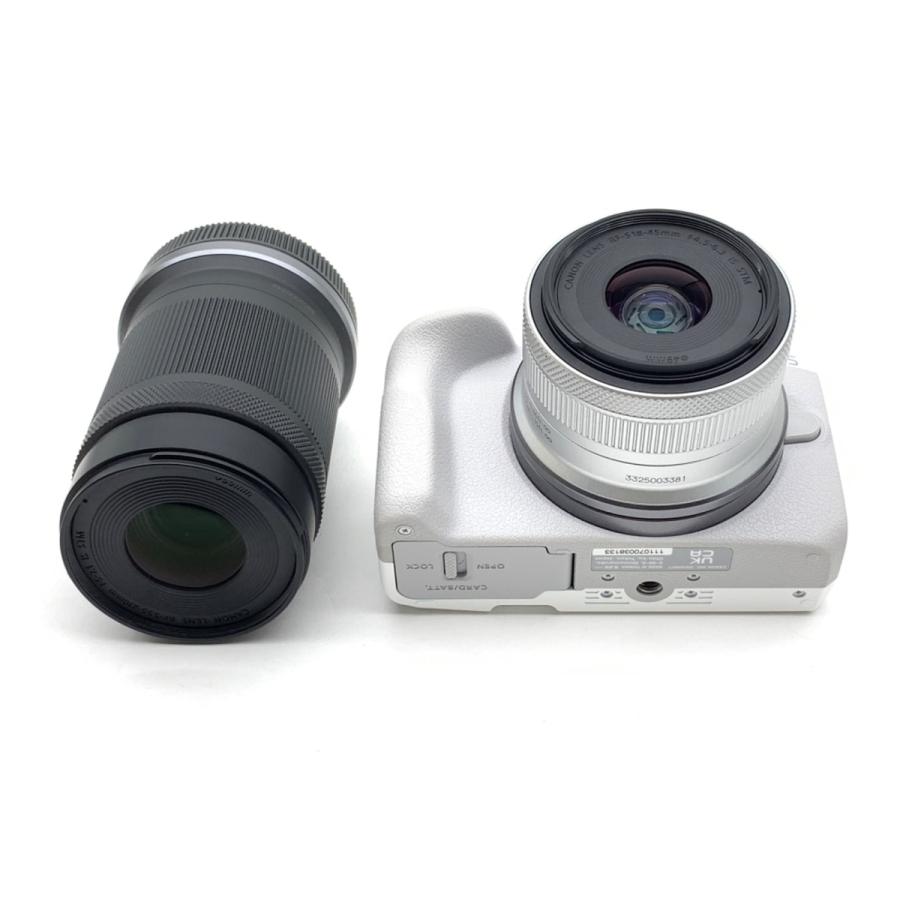 中古】 【良品】 キヤノン EOS R50 ダブルズームキット ホワイト 