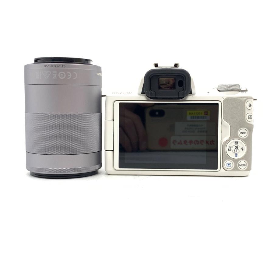 【中古】 【並品】 キヤノン EOS Kiss M2 ダブルズームキット ホワイト_1