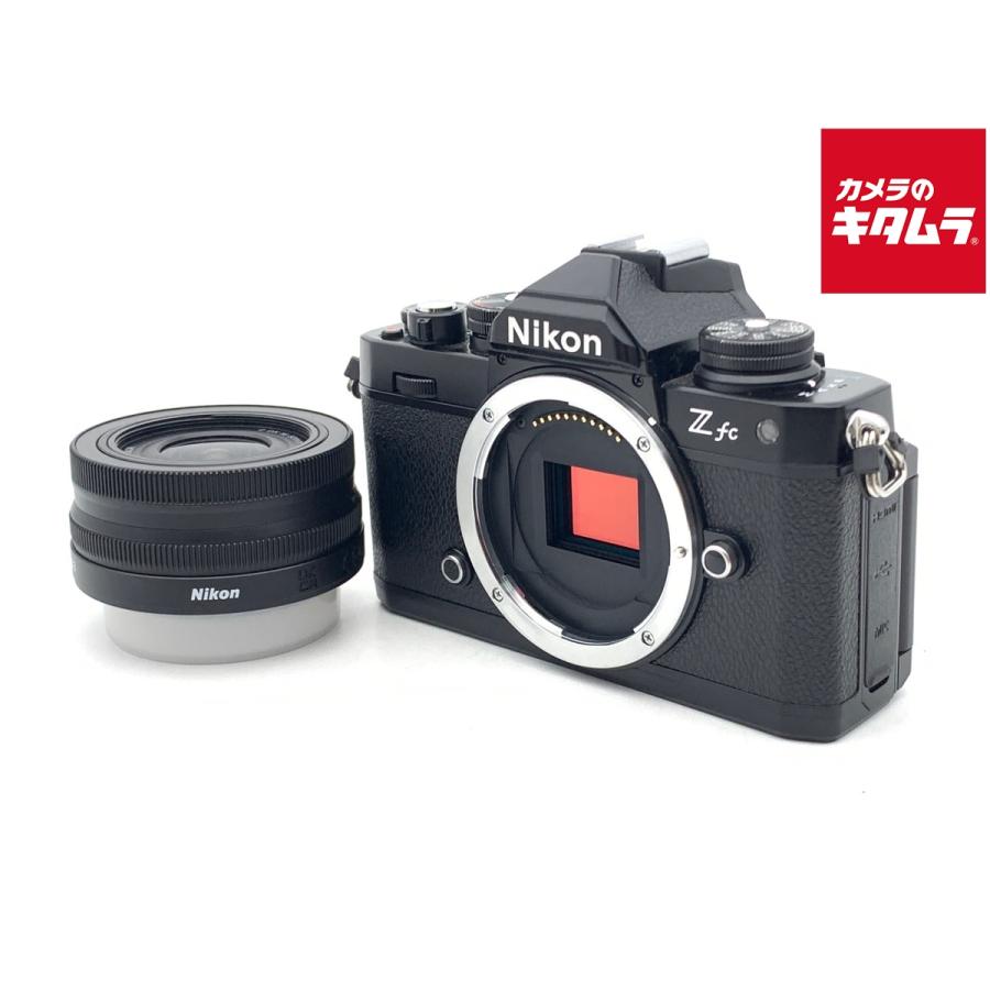 Nikon Z fc 16-50 VR レンズキット　黒　中古　一部欠品 中古】 【良品】 ニコン Zfc 16-50 VR レンズキット ブラック : カメラ