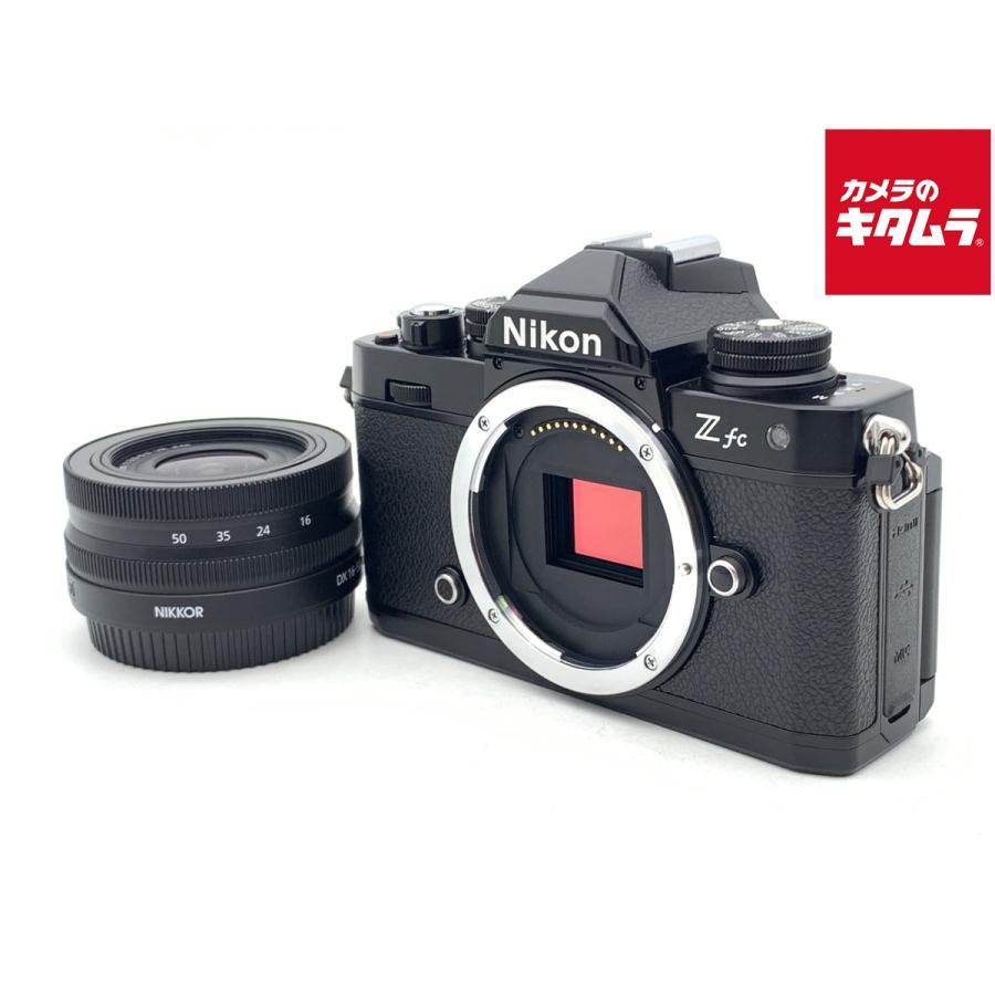 Nikon Z fc 16-50 VR レンズキット　黒　中古　一部欠品 中古】 【良品】 ニコン Zfc 16-50 VR レンズキット ブラック : カメラ