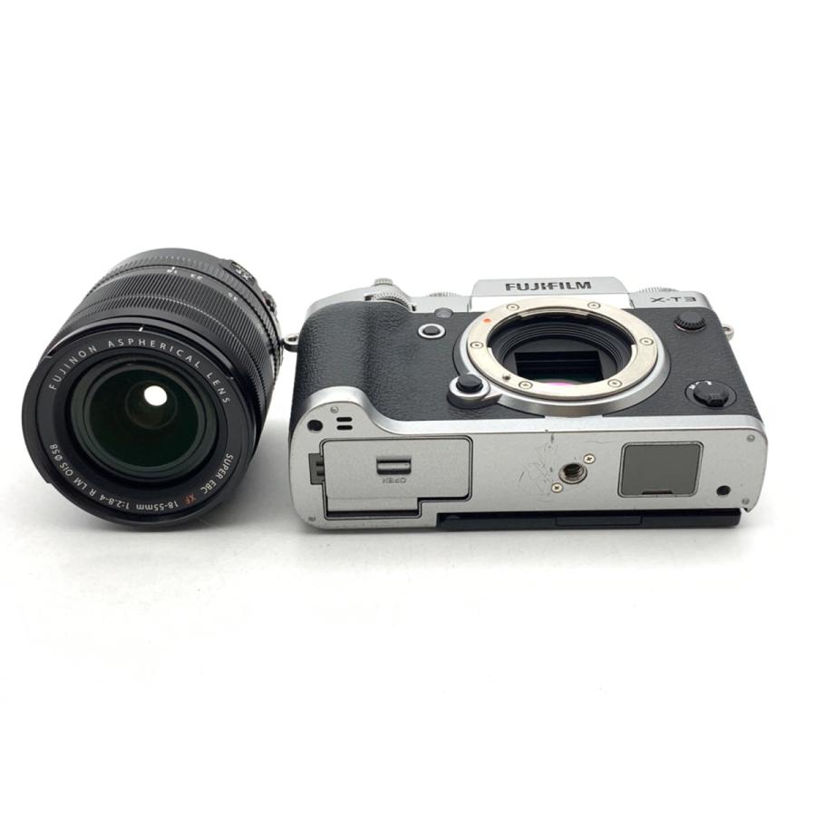 中古】 【並品】 フジフイルム X-T3 レンズキット シルバー : カメラの