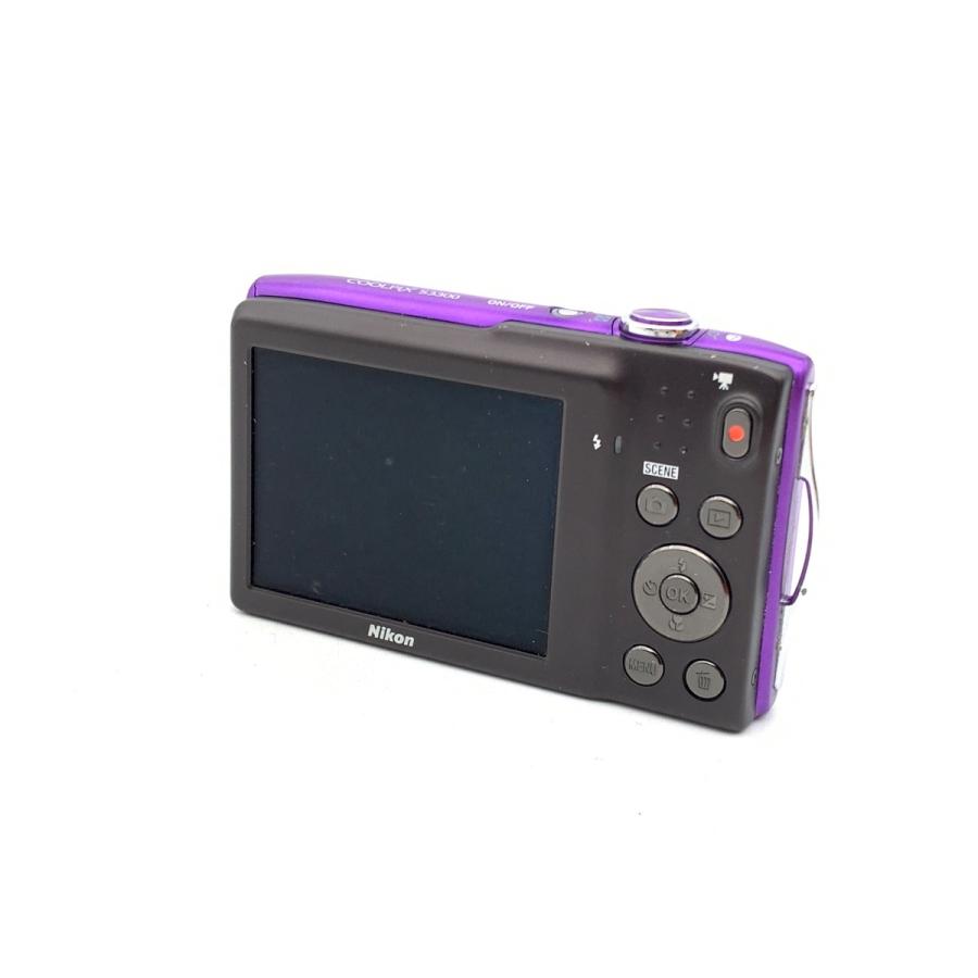 中古】 【良品】 ニコン COOLPIX S3300 ラベンダーパープル : カメラの