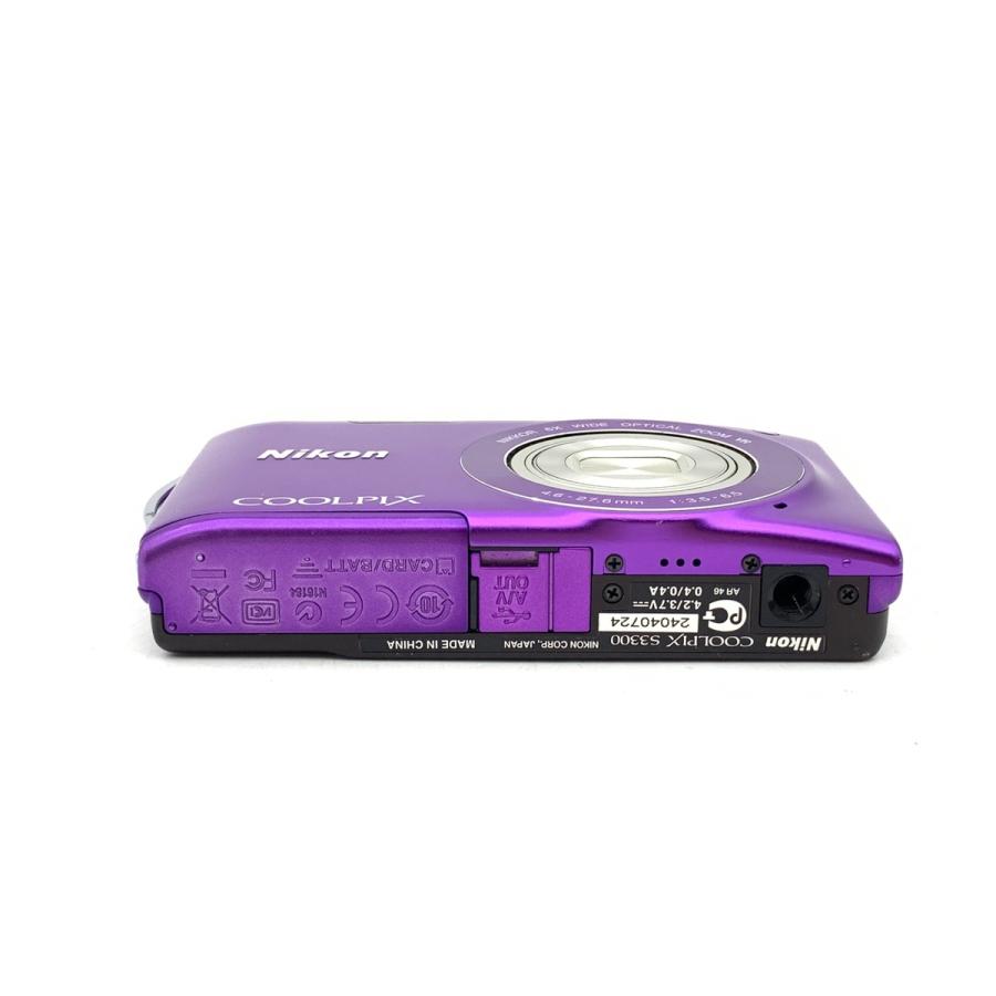 【中古】(ニコン) Nikon COOLPIX S3300 ラベンダーパープル 中古】 【良品】 ニコン COOLPIX S3300 ラベンダーパープル : カメラの