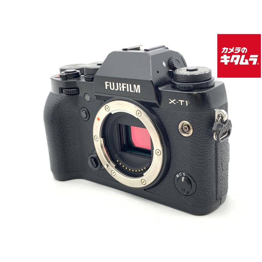 値下げ！フジフイルム FUJIFILM X-T1 ボディ ブラック（中古美品） 中古】 【並品】 フジフイルム X-T1 ボディ ブラック : カメラの