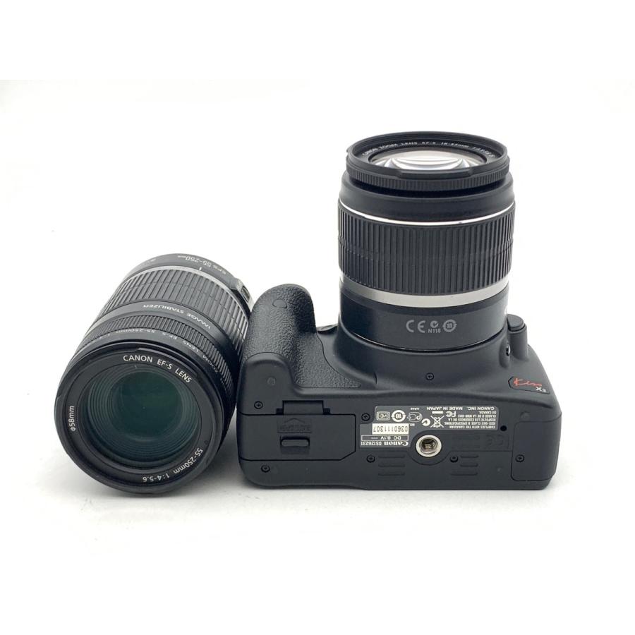 中古】 【並品】 キヤノン EOS Kiss X3 ダブルズームキット : カメラの