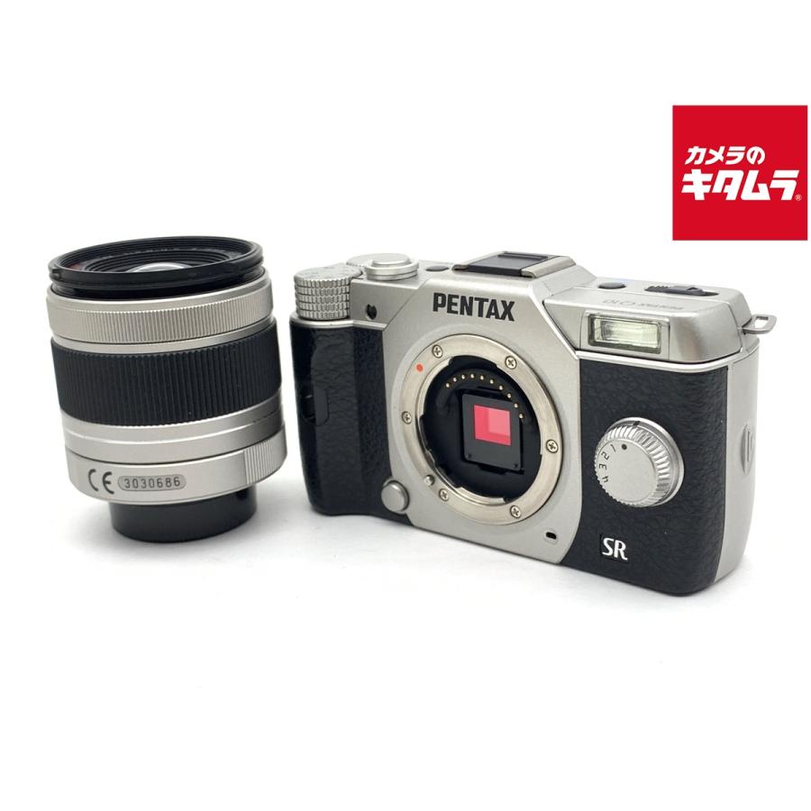 【極美品】PENTAX Q10 ズームレンズキット シルバー 付属品完備 中古】 【良品】 ペンタックス Q10 ズームレンズキット シルバー
