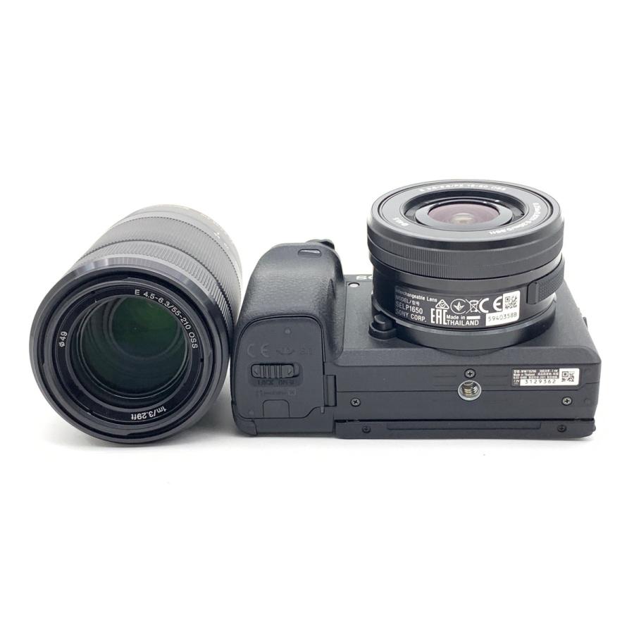 中古】 【並品】 ソニー α6400 ダブルズームレンズキット ブラック