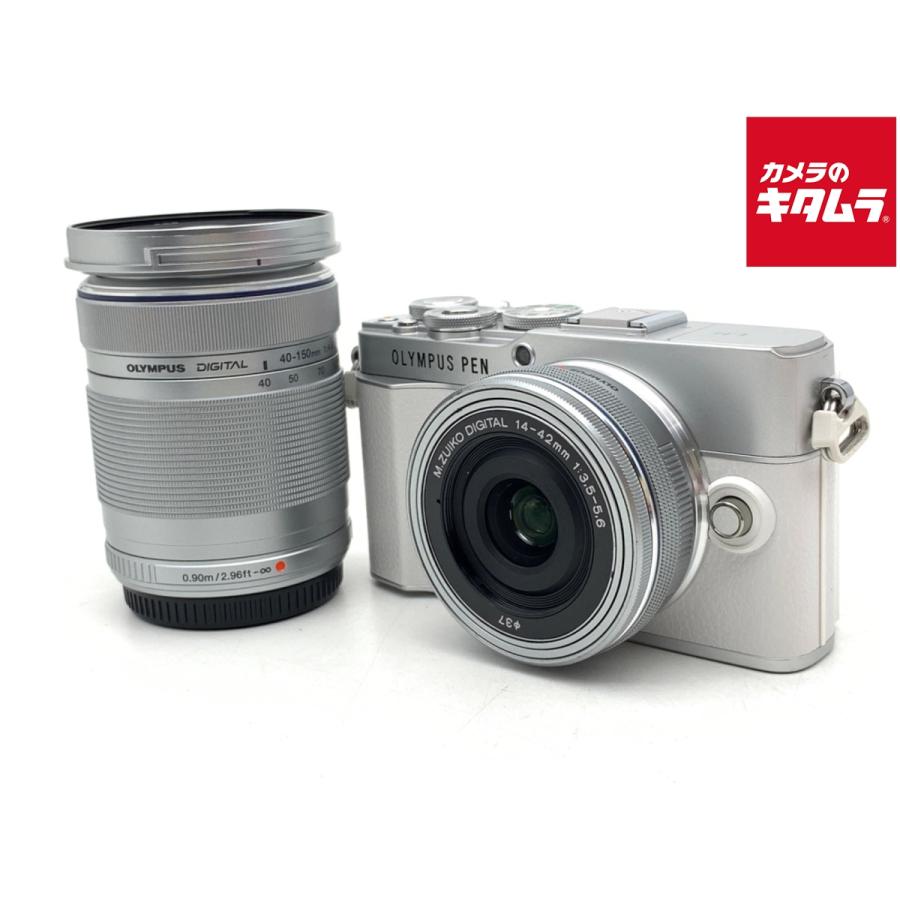 中古】 【並品】 オリンパス PEN E-P7 EZ ダブルズームキット ホワイト