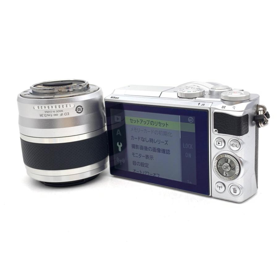 Nikon 1 J5 ダブルズームレンズキット シルバー 単焦点レンズセット 中古】 【良品】 ニコン Nikon1 J5 ダブルズームレンズキット シルバー
