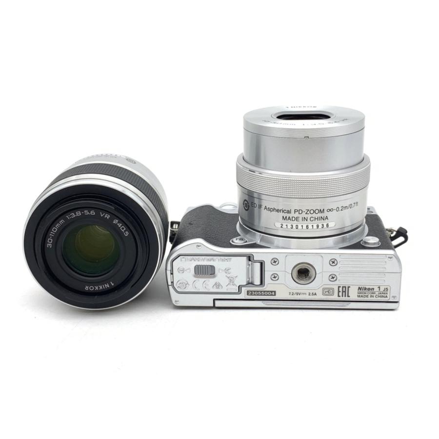 中古】 【良品】 ニコン Nikon1 J5 ダブルズームレンズキット シルバー