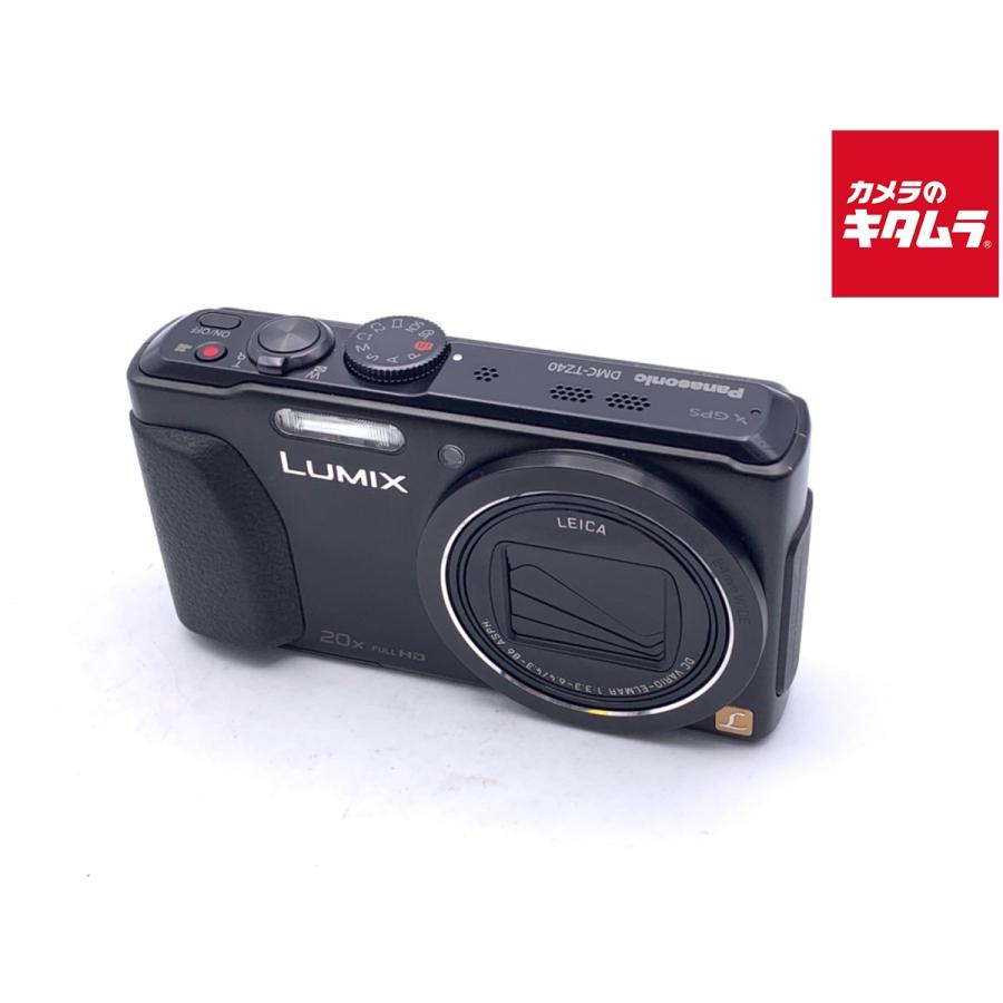 中古】 【美品】 パナソニック LUMIX DMC-TZ40-K ブラック : カメラの