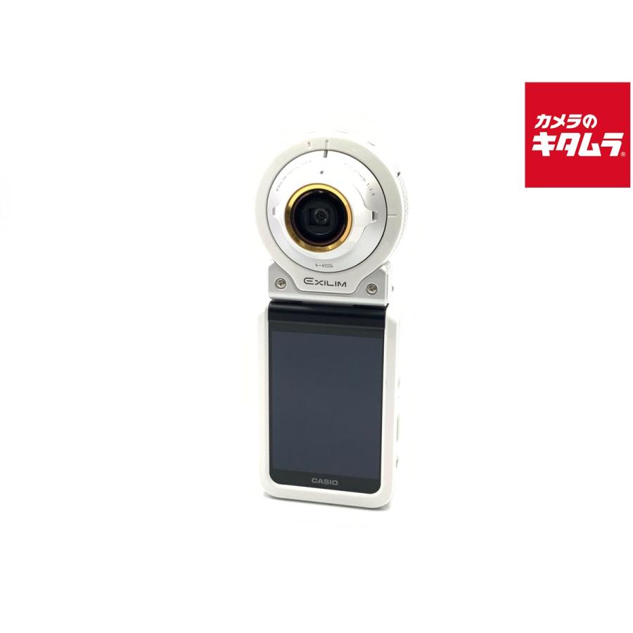 中古】 【美品】 カシオ EXILIM EX-FR100L WE ホワイト : カメラの 