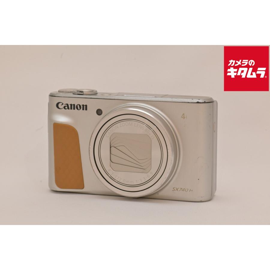 キャノン　POWERSHOT SX740 展示品　新品未使用品 中古】 【並品】 キヤノン PowerShot SX740 HS シルバー : カメラの