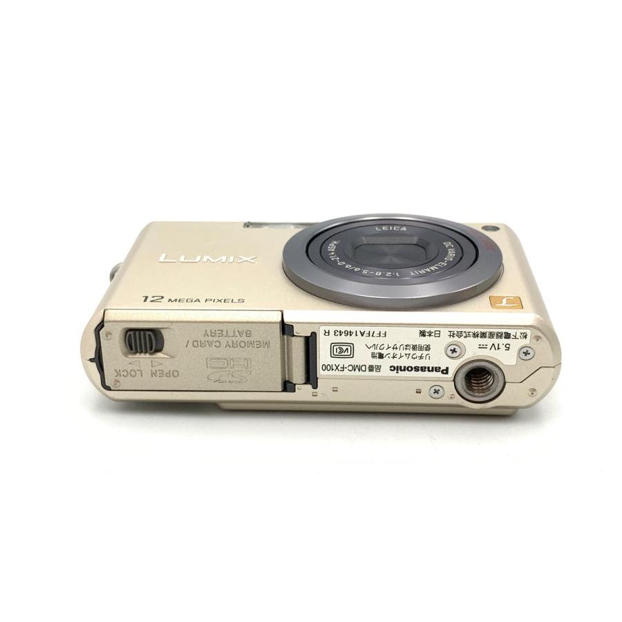 中古】 【並品】 パナソニック LUMIX DMC-FX100-N ゴールド : カメラの