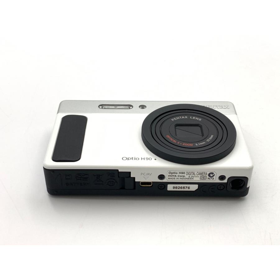 中古】 【良品】 ペンタックス Optio H90 セラミックホワイト : カメラ