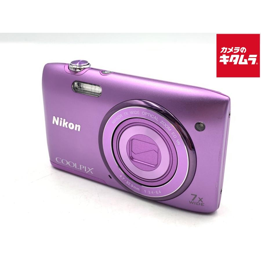 中古】 【良品】 ニコン COOLPIX S3500 PP オーキッドパープル