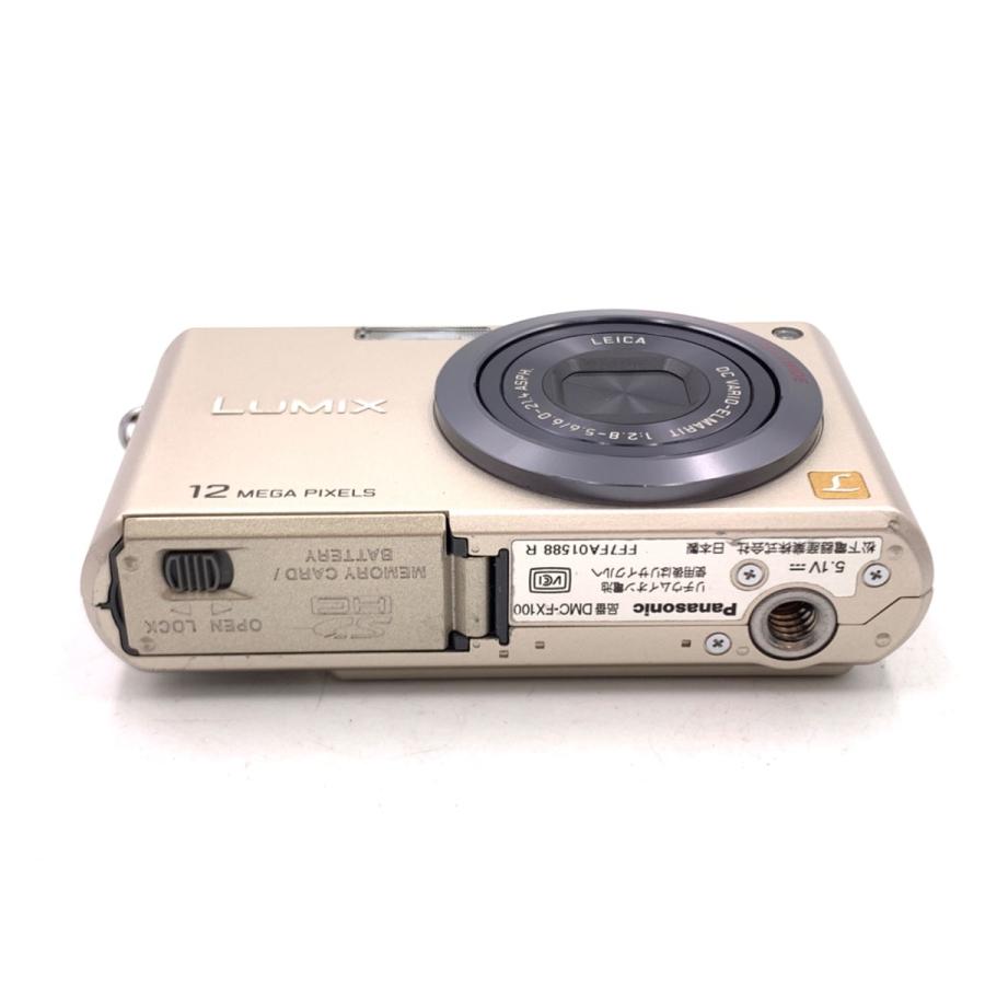 中古】 【並品】 パナソニック LUMIX DMC-FX100-N ゴールド