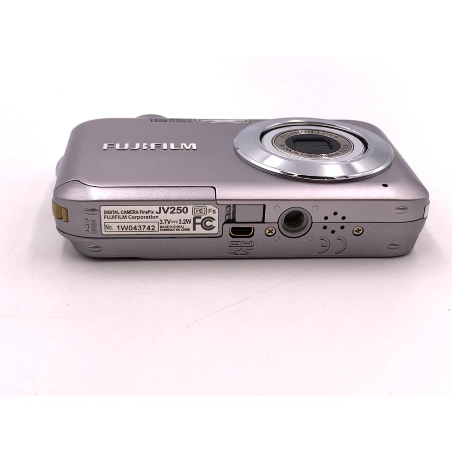 中古】 【並品】 フジフイルム FinePix JV250 シルバー : カメラの