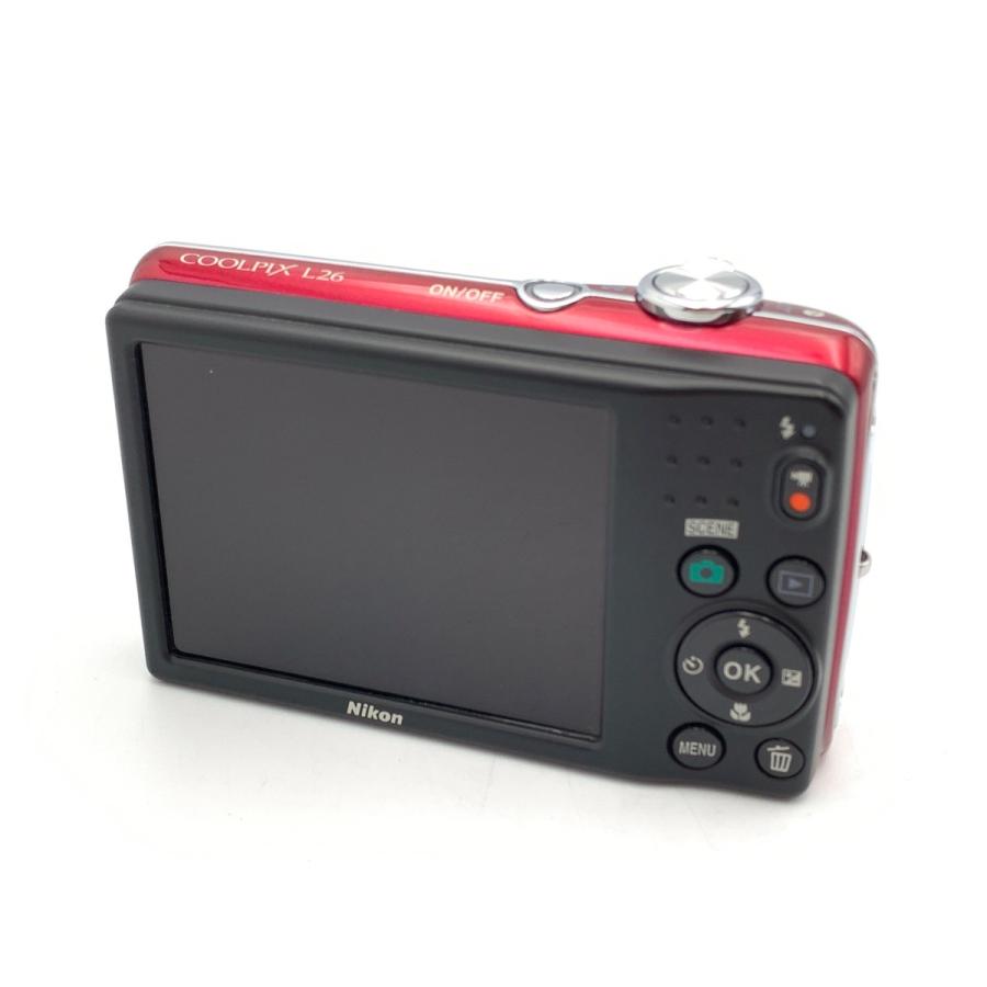中古】 【良品】 ニコン COOLPIX L26 レッド : カメラのキタムラヤフー