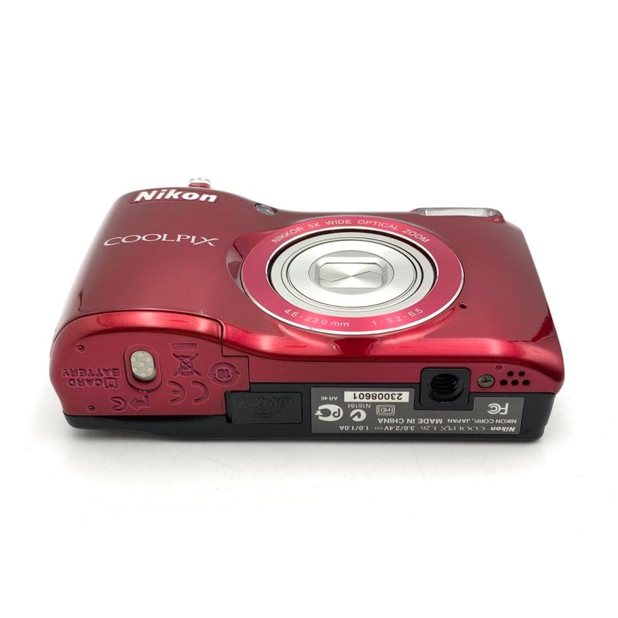中古】 【良品】 ニコン COOLPIX L26 レッド : カメラのキタムラヤフー