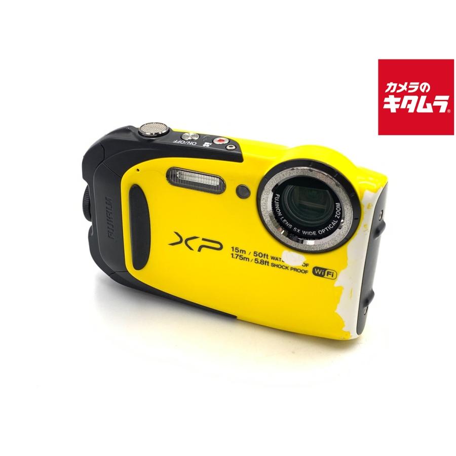 中古】 【難あり品】 フジフイルム FinePix XP80 イエロー : カメラの