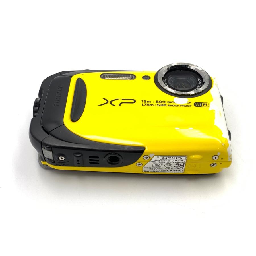中古】 【難あり品】 フジフイルム FinePix XP80 イエロー : カメラの