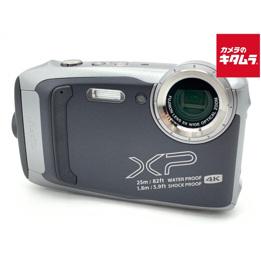 未使用級の美品♪ FUJIFILM FinePix XP140 ダークシルバー 中古】 【美品】 フジフイルム FinePix XP140 ダークシルバー : カメラ