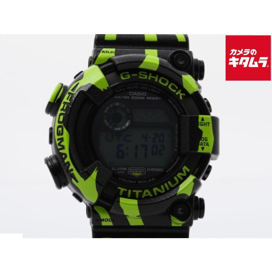 中古】 【美品】 カシオ G-SHOCK フロッグマン ブラック GW-8200TPF