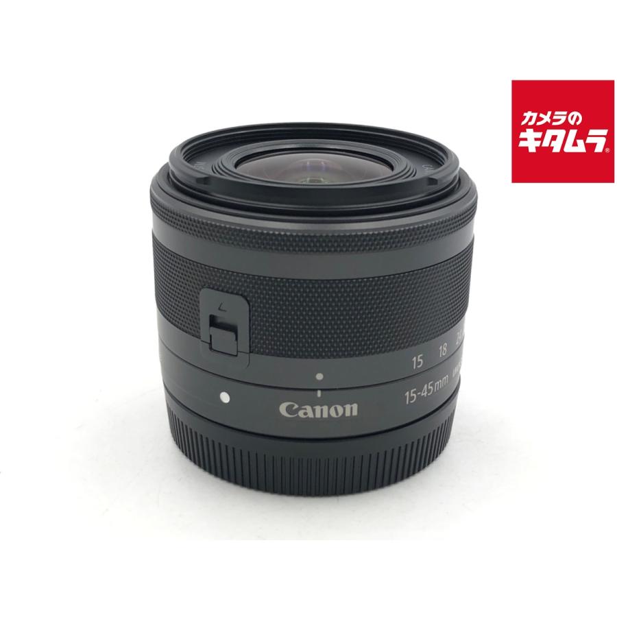 中古】 【良品】 キヤノン EF-M15-45mm F3.5-6.3 IS STM グラファイト