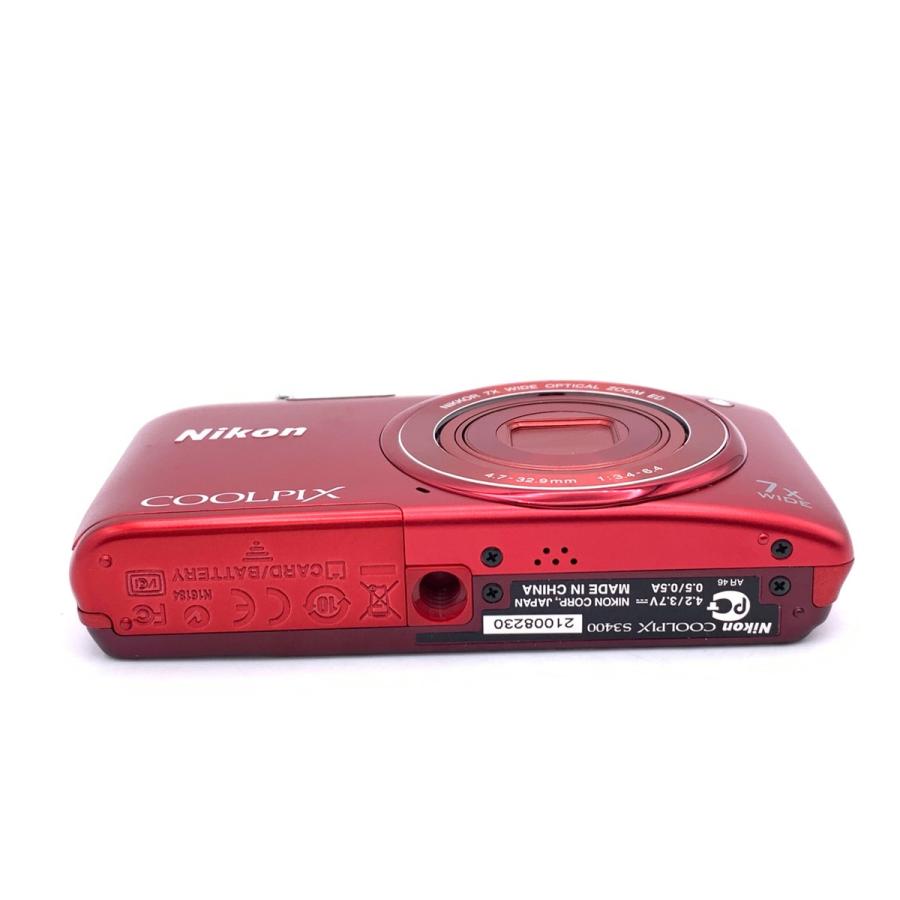Nikon COOLPIX S3400 レッド SDカード付き Nikon COOLPIX S3400 レッド SDカード付き Nikon COOLPIX S3400 レッド