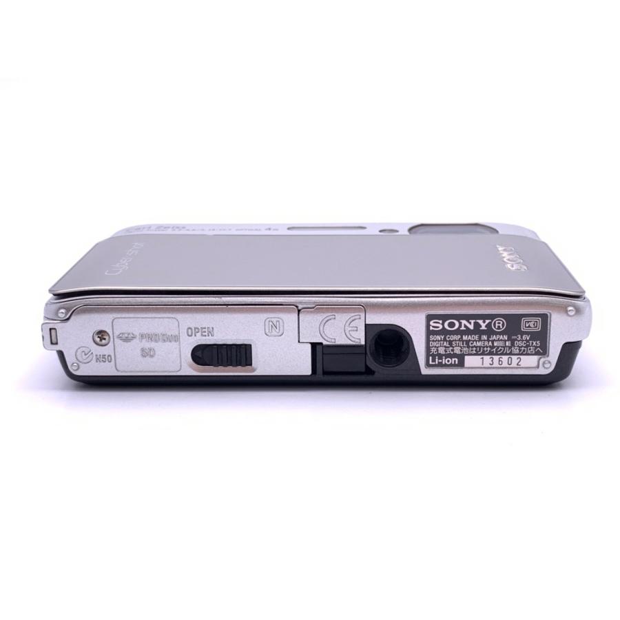 中古】 【良品】 ソニー Cyber-shot DSC-TX5 シルバー : カメラの
