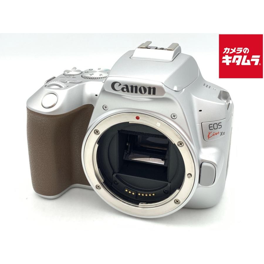 中古】 【美品】 キヤノン EOS Kiss X10 ボディ シルバー : カメラの 
