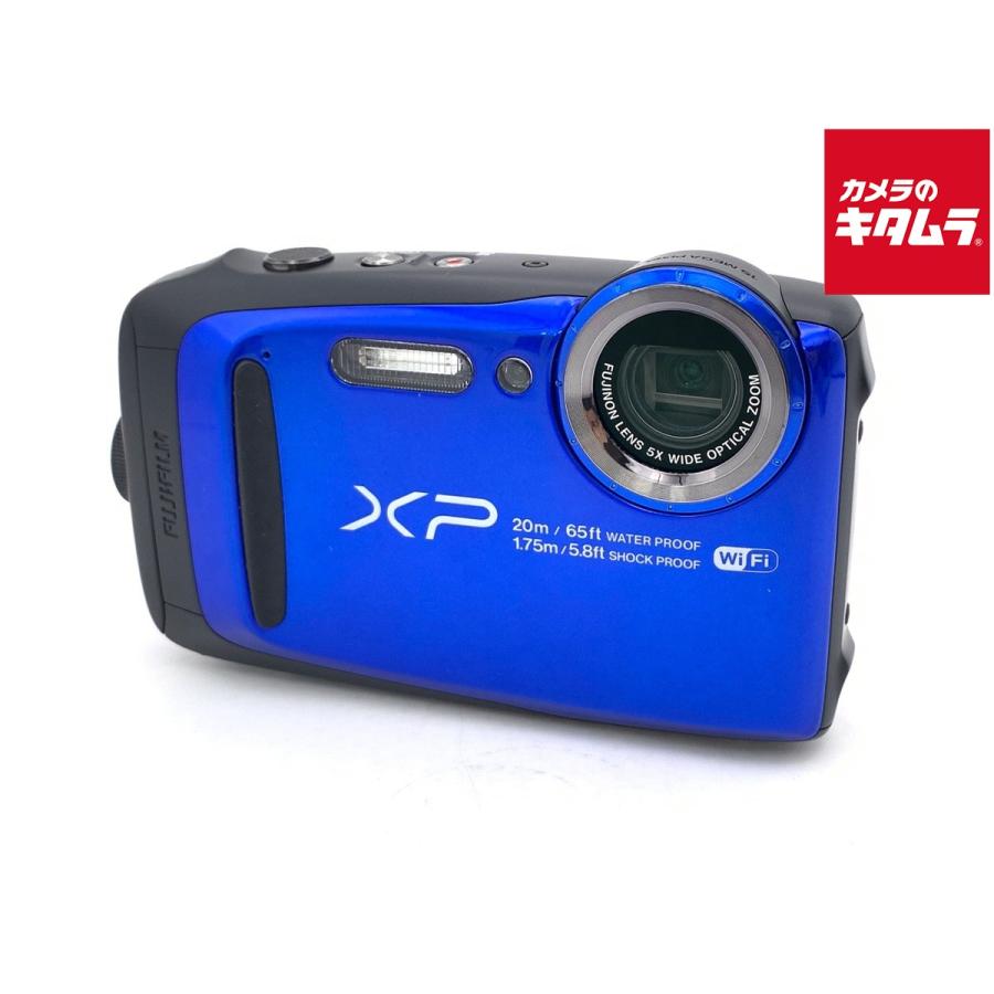 【美品】FUJIFILM FINEPIX 防水デジタルカメラ XP120 ブルー 中古】 【並品】 フジフイルム FinePix XP120 ブルー : カメラの