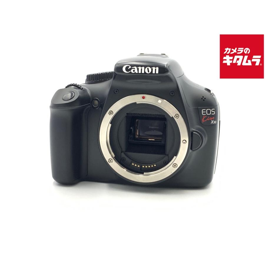 中古】 【並品】 キヤノン EOS Kiss X50 ボディ ブラック : カメラの  