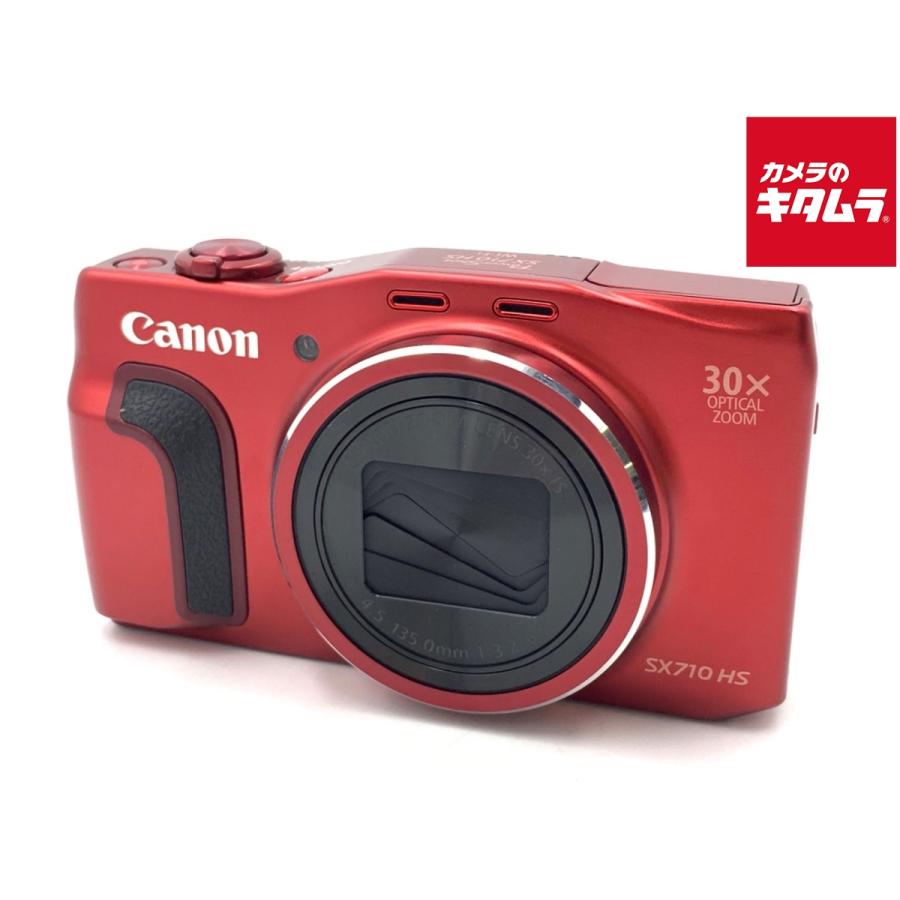 中古】 【並品】 キヤノン PowerShot SX710 HS レッド : カメラの 