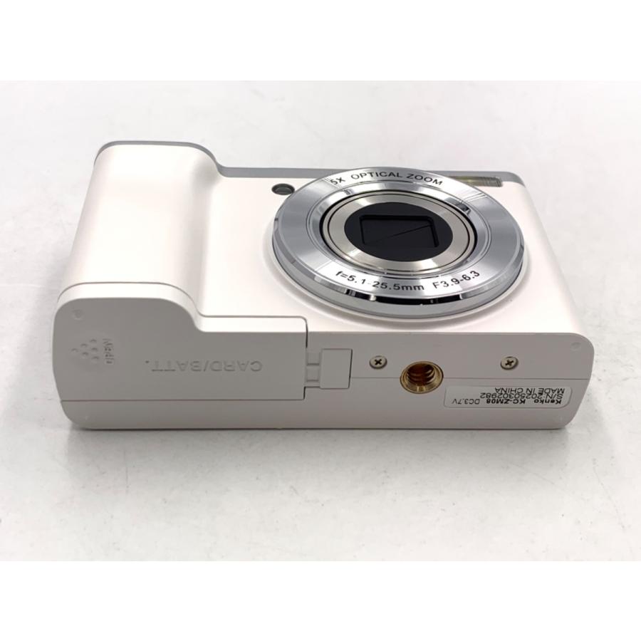 中古】 【美品】 ケンコー デジタルカメラ KC-ZM08 ホワイト : カメラ