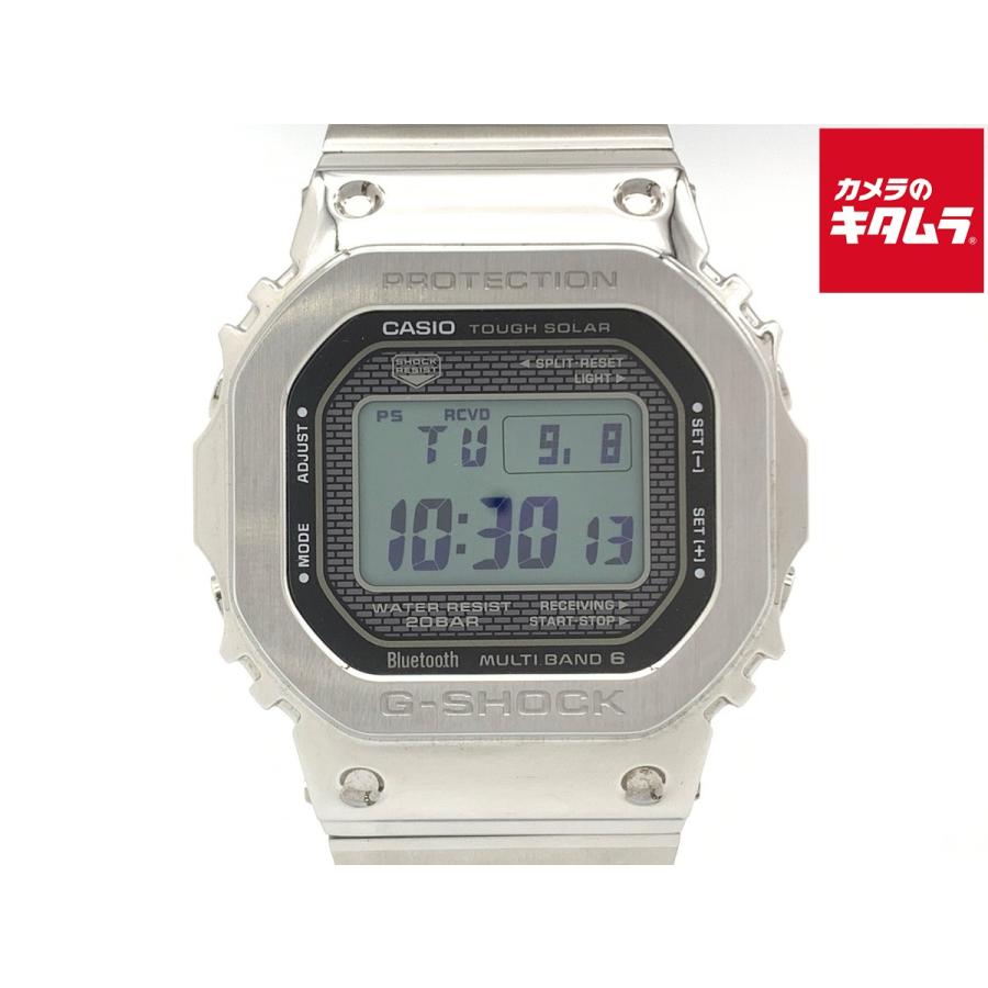 中古】 【新品同様】 カシオ G-SHOCK シルバー GMW-B5000D-1JF