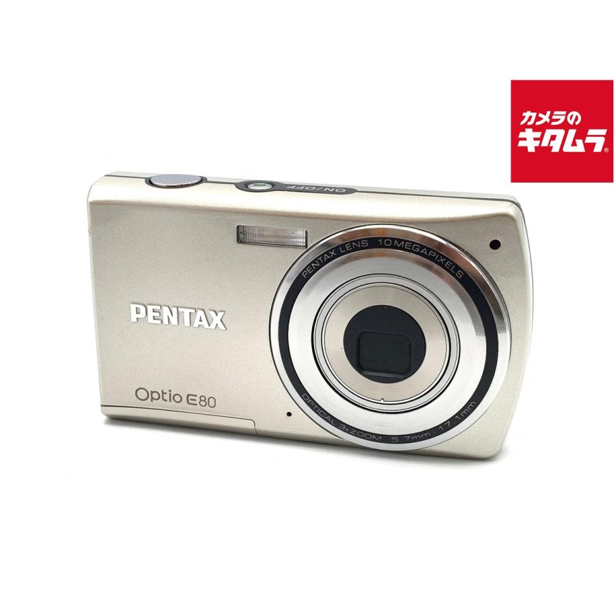 中古】 【並品】 ペンタックス OptioE80 シルバー : カメラのキタムラ