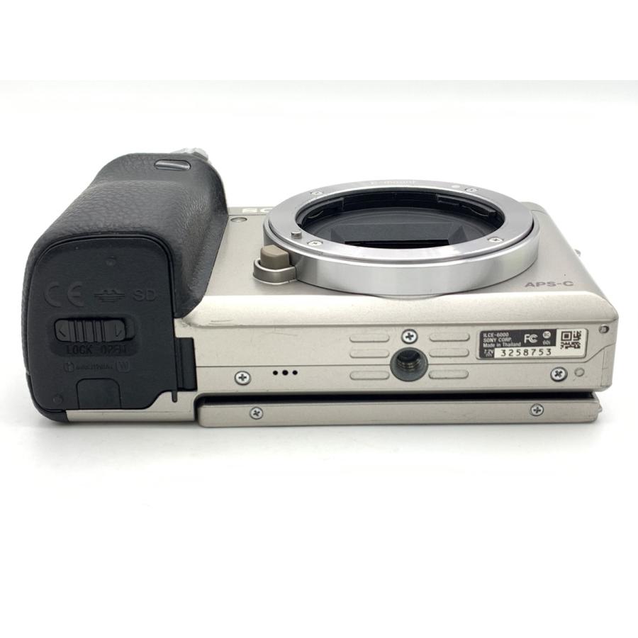 [中古]SONY (ソニー) α6000ボディ ILCE-6000 S シルバー SONY（ソニー） 【中古】 【並品】 α6000 ボディ シルバー [ILCE-6000