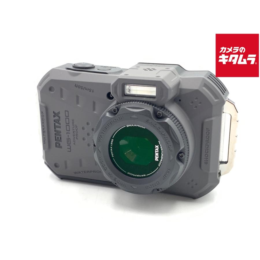 【美品】ペンタックス WG-1000 グレー コンデジ カメラ 中古 中古】 【良品】 ペンタックス WG-1000 グレー : カメラのキタムラ