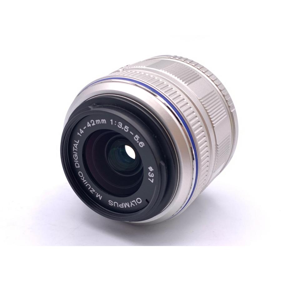 【中古】 【難あり品】 オリンパス M.ZUIKO DIGITAL 14-42mm F3.5-5.6 II シルバー_2