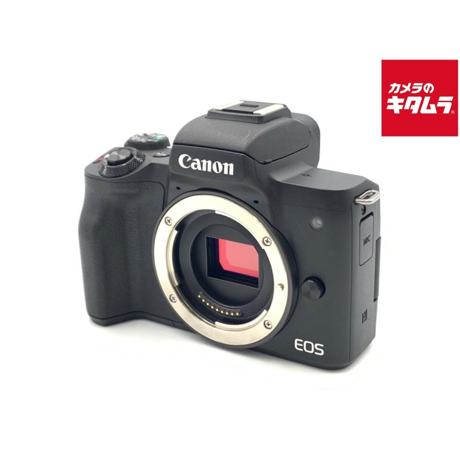 Canon EOS Kiss M（ボディ＋純正箱）単品出品 中古】 【並品】 キヤノン EOS Kiss M ボディ ブラック : カメラの