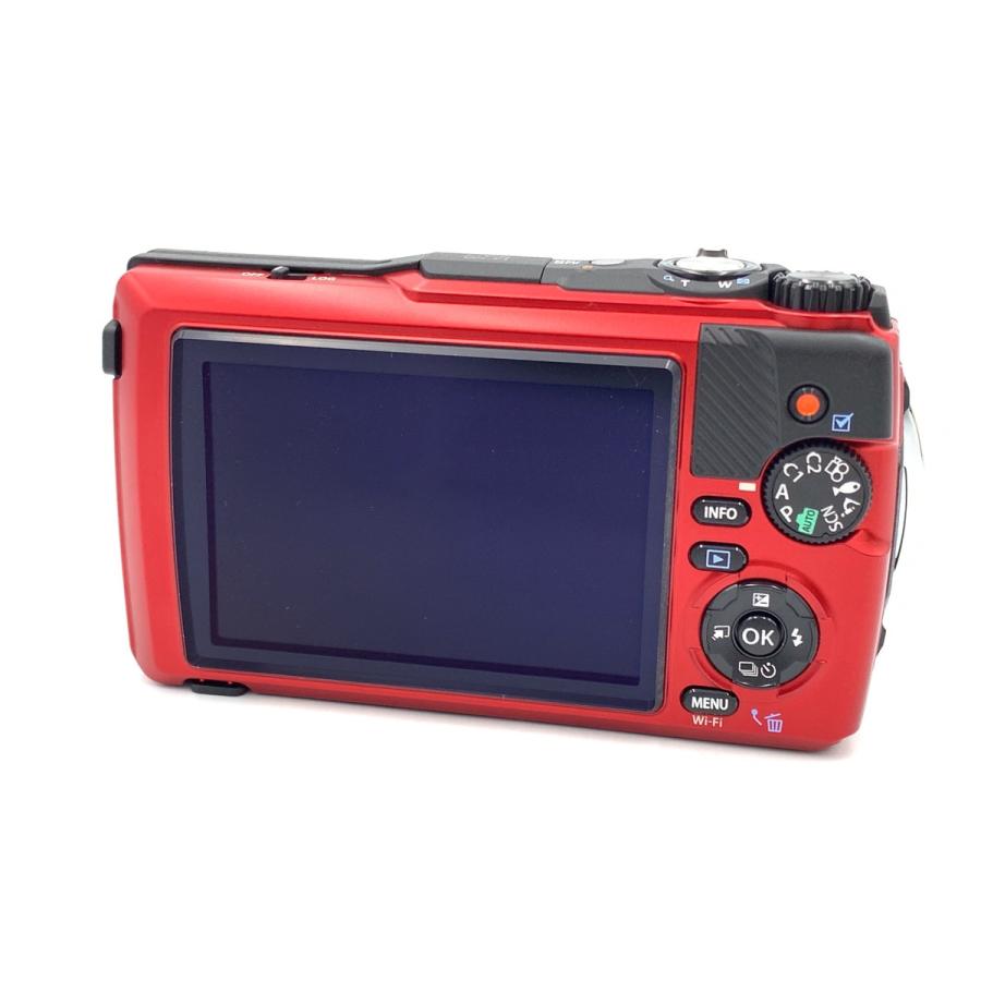 中古】 【新品同様】 OM SYSTEM Tough TG-7 RED レッド : カメラの
