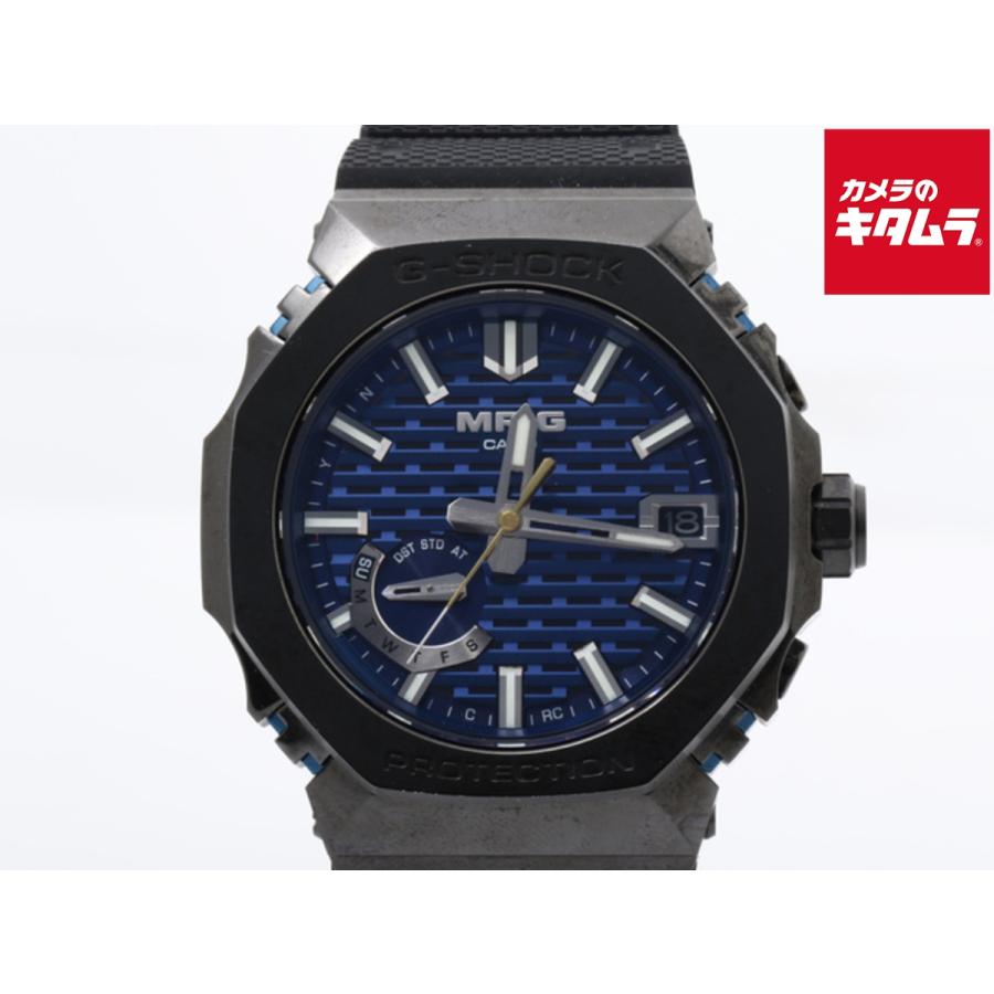 中古】 【美品】 カシオ G-SHOCK MR-G ブルー MRG-B2100R-2AJR チタン