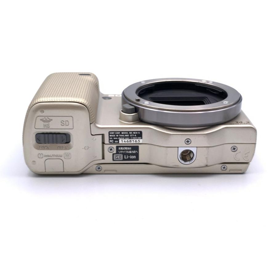 【動作品】SONY ソニー NEX-5 ゴールド ボディ 純正フラッシュ付 中古】 【並品】 ソニー α NEX-5 ボディ ゴールド : カメラのキタムラ